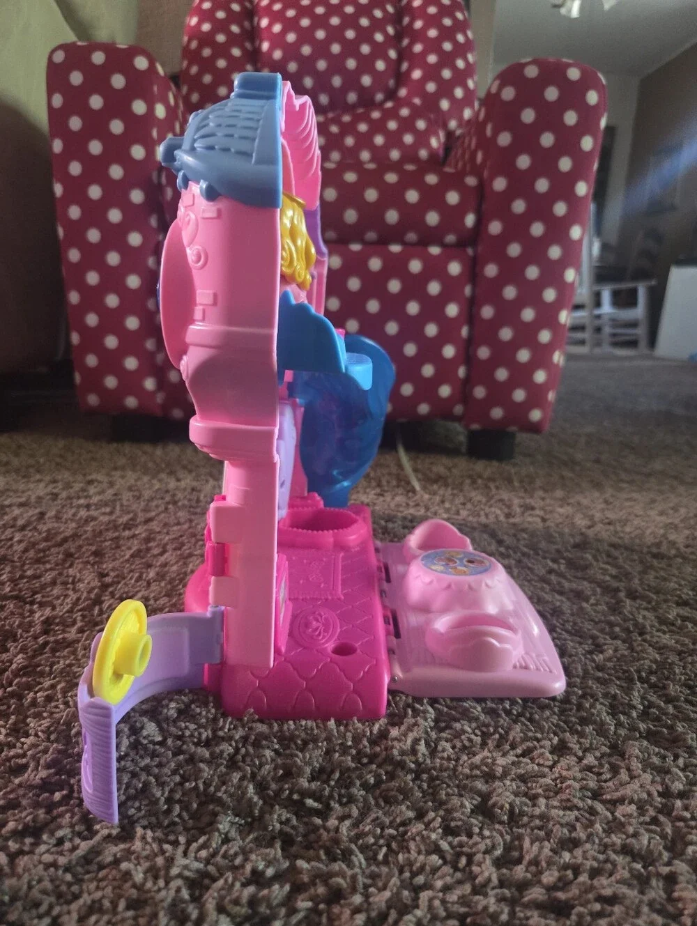 Pink and Blue Little People Princess Castle Playset